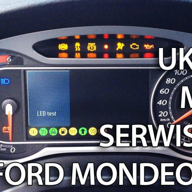 Tryb serwisowy zegarów w Ford Focus (CMax) MK2 mrfix.pl
