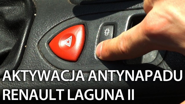 Renault Laguna II ukryte menu zegarów mrfix.pl
