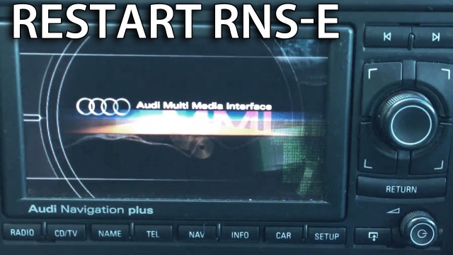 Wymuszony restart Audi RNS-E