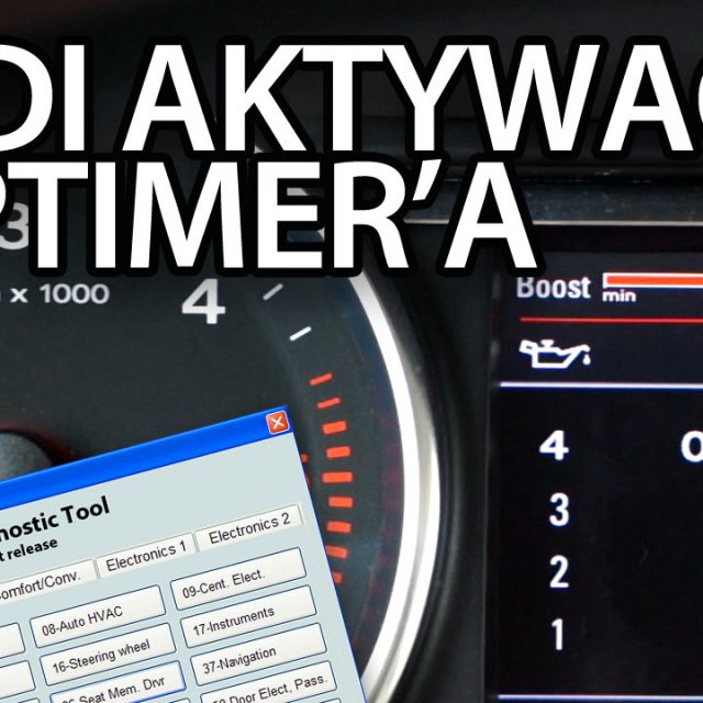 Poziom oleju Audi MMI 2G, aktywacja wskazania mrfix.pl