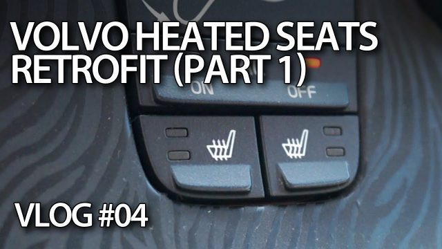 vlog - Montaż podgrzewania foteli w Volvo C30 S40 V50 C70 (1)
